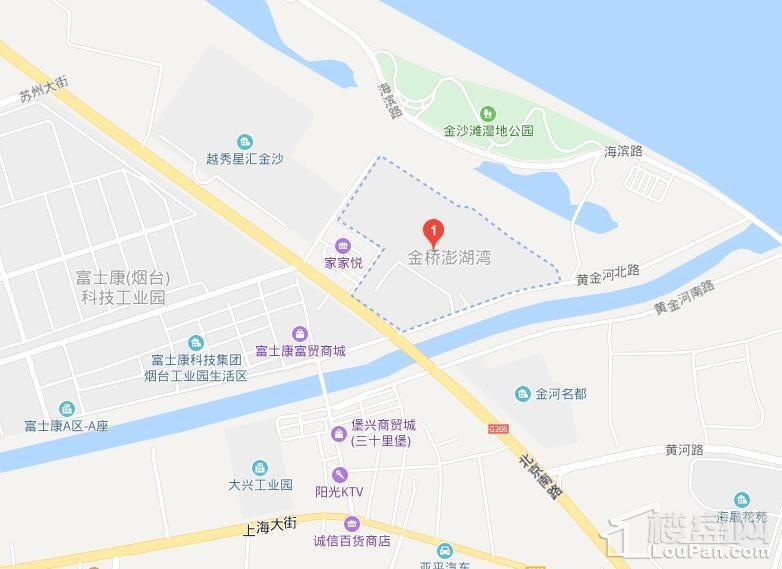 金桥澎湖湾电子地图