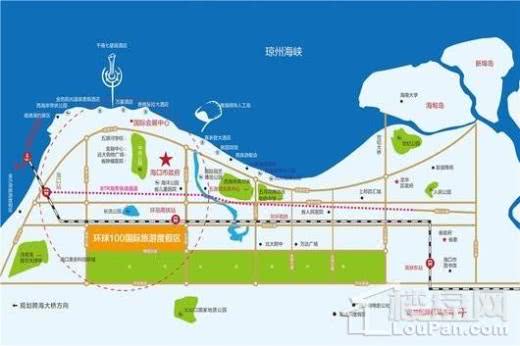 环球100宝龙城交通图