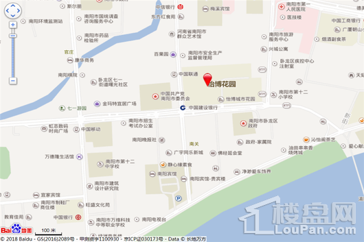 怡博花园电子地图