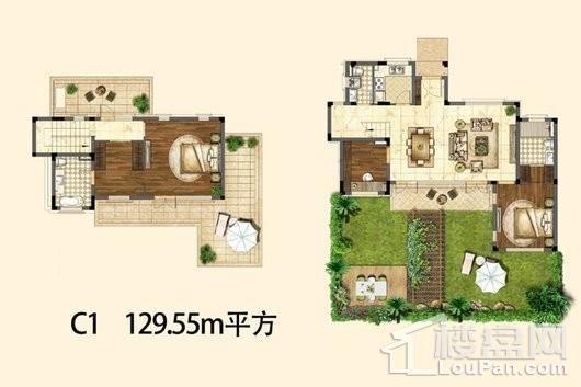 康缘养生谷C1户型 4室2厅2卫1厨