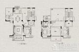 大华锦绣时代E-8Y顶跃户型（143-145㎡） 3室2厅1卫1厨