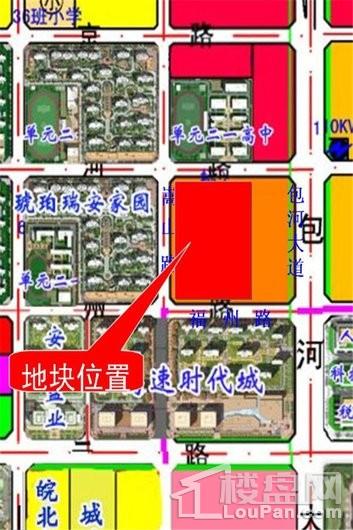 滨湖金茂悦BH2016-16地块位置示意图