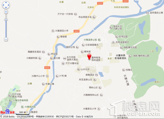 鑫桥温泉度假酒店公寓电子地图