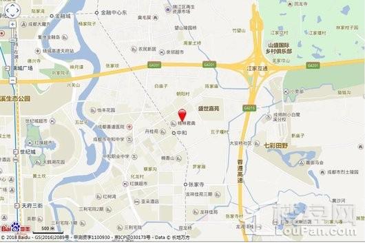 锦城悦庭电子地图