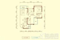 奥园玖俪湾建面约95-96平A3/B3户型图 2室2厅2卫1厨