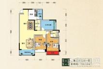 电力花园新区5#2号户型图 2室2厅2卫1厨