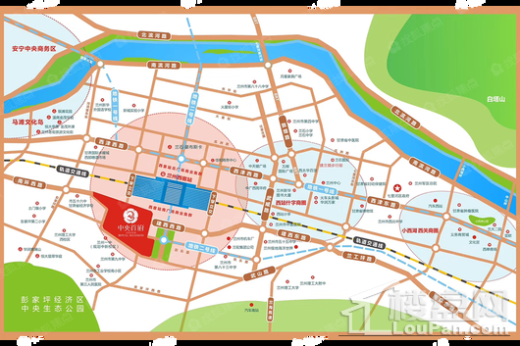 国际旅游港中央首府交通图