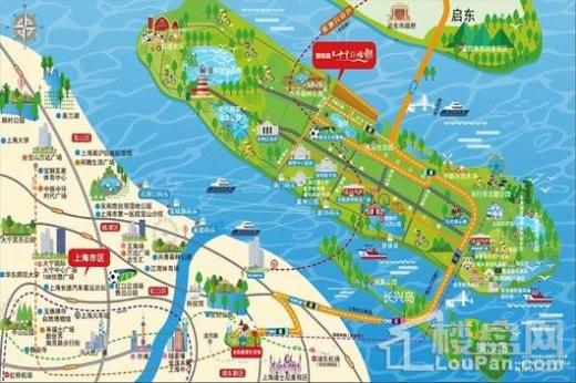 碧桂园十里外滩交通图