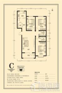 　领域名郡领域名郡C户型 3室2厅2卫1厨