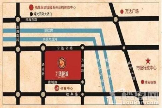 福晟钱隆城交通图