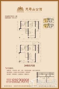 天马山公馆2#栋01 5室2厅4卫1厨