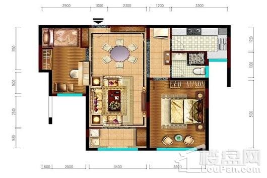 阳光城市四期晶海园6#7#N-3 89.39平-1 2室2厅1卫