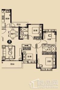 石狮恒大首府13#05户型图 4室2厅2卫1厨