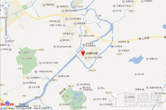 浃江小区电子地图