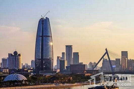 宁波财富中心实景图