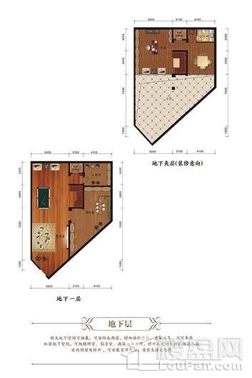 龙山观邸地下夹层 6室2厅6卫1厨