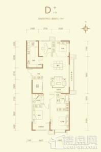 富力尚悦居二期D+户型 4室2厅2卫1厨