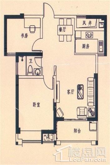 都市嘉园4#B 2室2厅1卫1厨