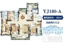 碧桂园·盛世花园YJ180-A 4室2厅3卫1厨