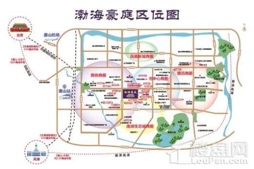 渤海豪庭交通图