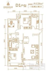 恒顺·锦润悦府5#D1 3室2厅1卫2厨