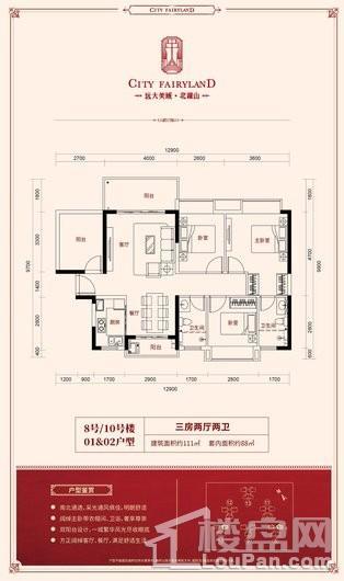 8号楼/10号楼01/02户型