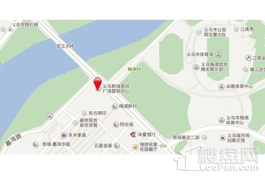 义乌新城吾悦广场地图