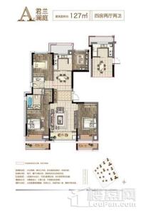 美的融信·君兰江山A户型君兰澜庭 4室2厅2卫1厨