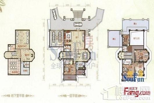 山水豪庭A户型 5室2厅4卫1厨