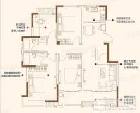 中业·伴山公馆A3户型 4室2厅2卫1厨