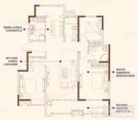 中业·伴山公馆A4户型 3室2厅2卫1厨