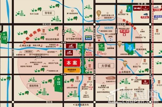 碧桂园·凤凰城区位图