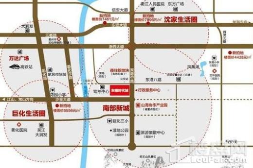 天润·东南时代城交通图