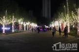 远洋福美瑾园园林环境夜景图