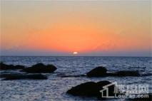 国瑞红塘湾海边落日