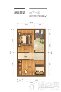 清凤海棠长滩观海别墅地下一层 3室2厅3卫1厨