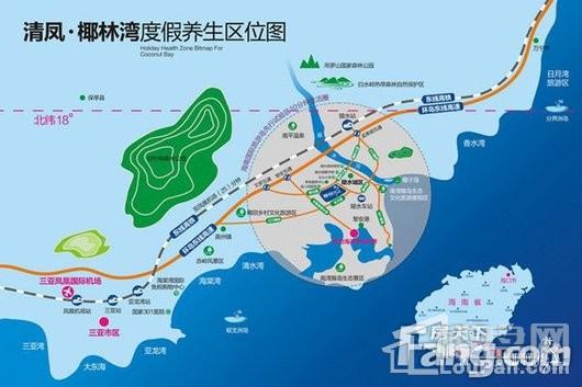 清凤椰林湾交通图