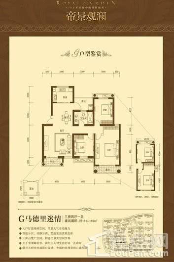 帝景观澜户型图