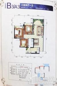 邦泰·国际社区花园城B3/A3 3室2厅1卫1厨