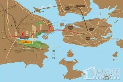 三盛国际海岸筼筜墅交通图