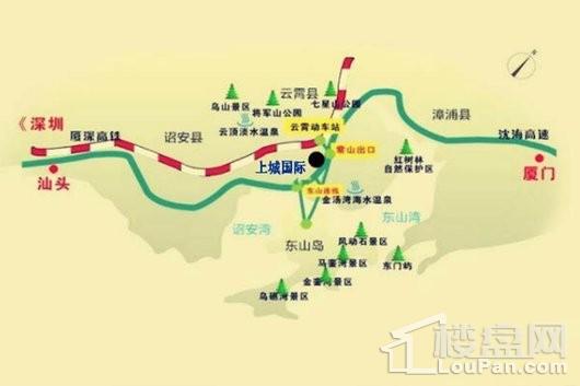 上城国际交通图