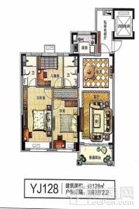 碧桂园凤凰城YJ128 3室2厅2卫1厨
