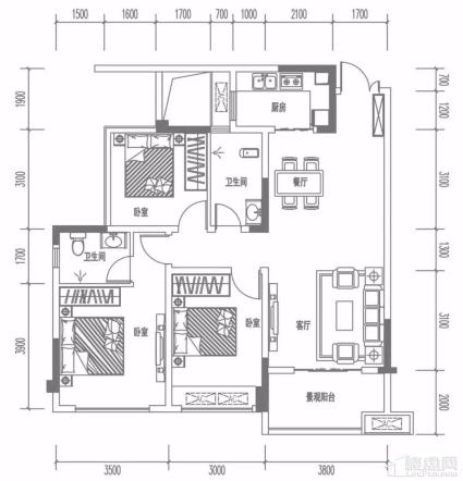 半山逸城2期明星户型