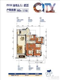 碧桂园·锦绣东方60栋2-27层01/02户型