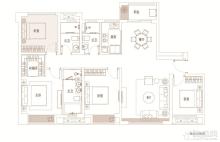 G户型：143㎡四室两厅两卫