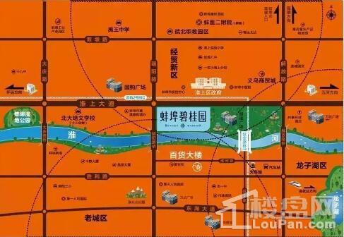 蚌埠碧桂园区位图