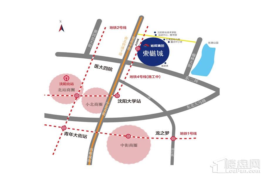 旭辉东樾别墅位置图