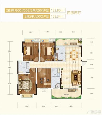 2栋2单元002户型