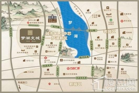 梦湖文城交通图