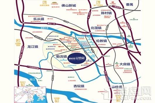 碧桂园·云空间交通图